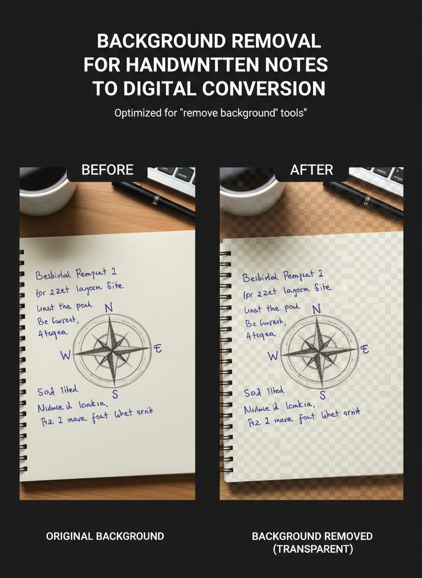 background removal for handwritten notes to digital conversion - Professional Guide